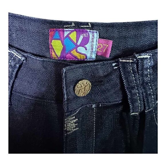 NWT AKA/MKS Dark Wash Skinny Leg Jeans - Size 27 - Picture 6 of 12